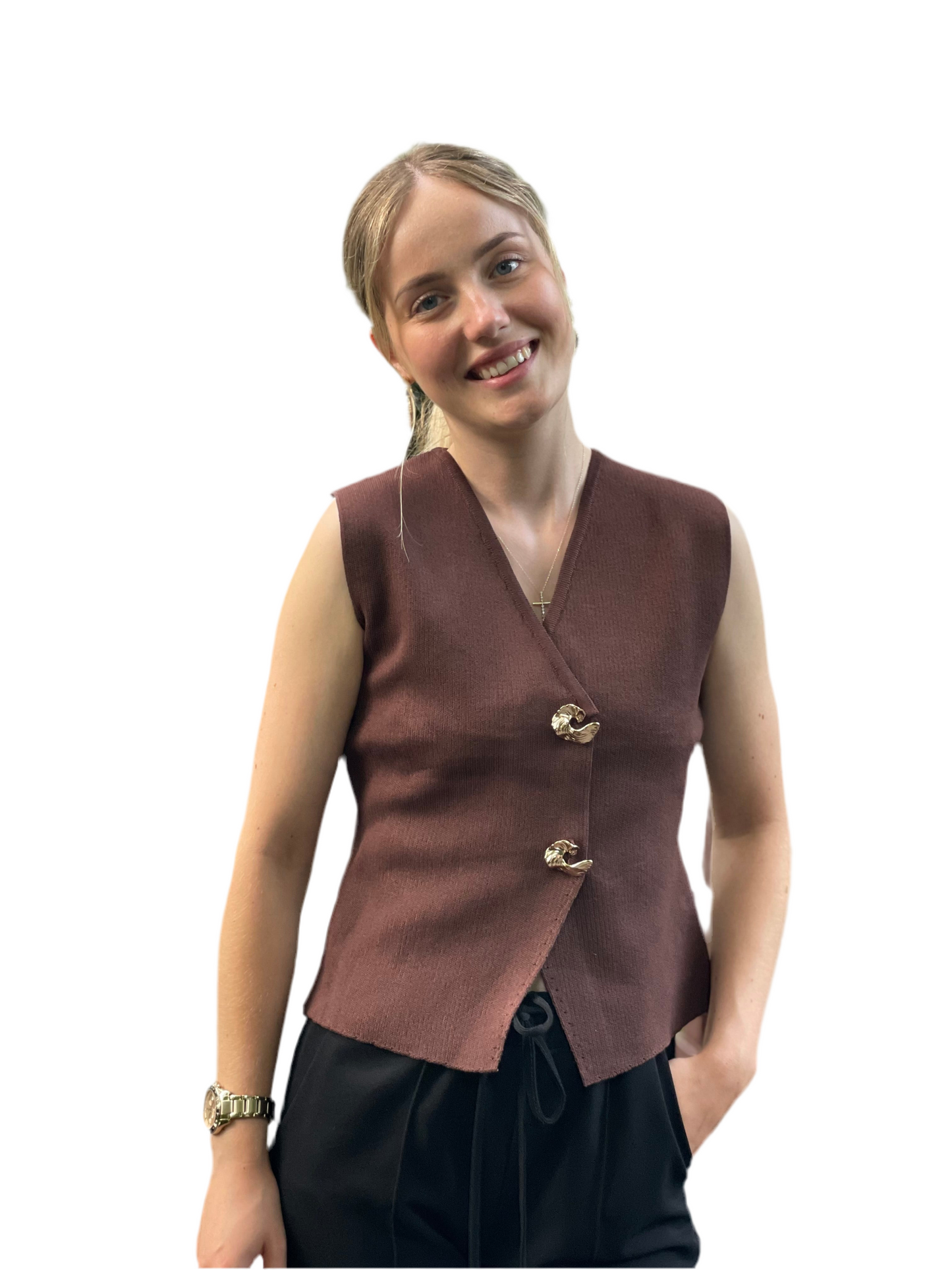 Nova Gilet Bruin