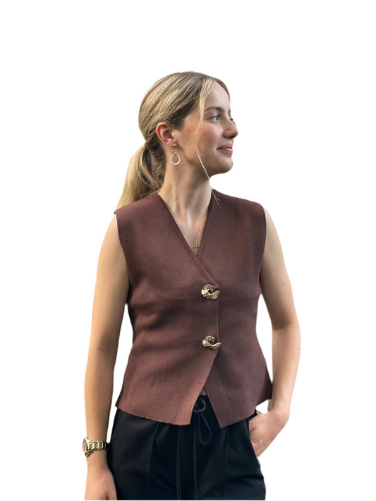 Nova Gilet Bruin